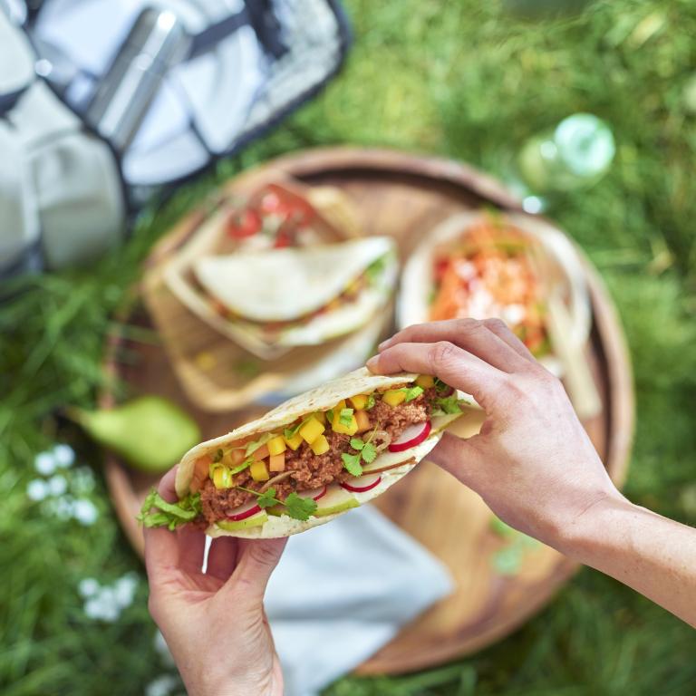 Vegaaniset quesadillat Sensational Mince Vegaani quesadilla HR